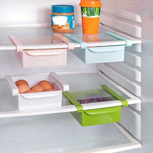 FridgeEase – Wiszący Organizer do Lodówki, Oszczędzający Miejsce, Idealny do Przechowywania Żywności.